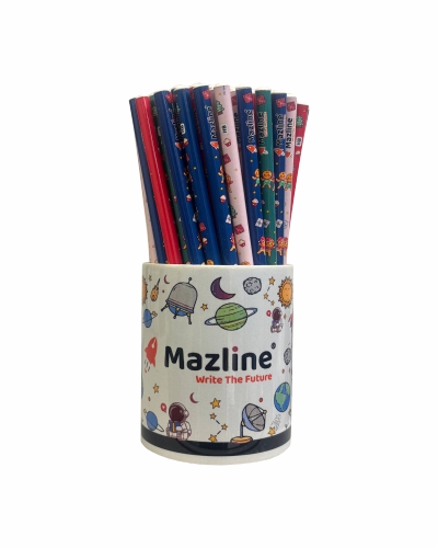 مداد مشکی فانتزی کیدزلاین (ماگ 72 عددی) - طرح کریسمس
