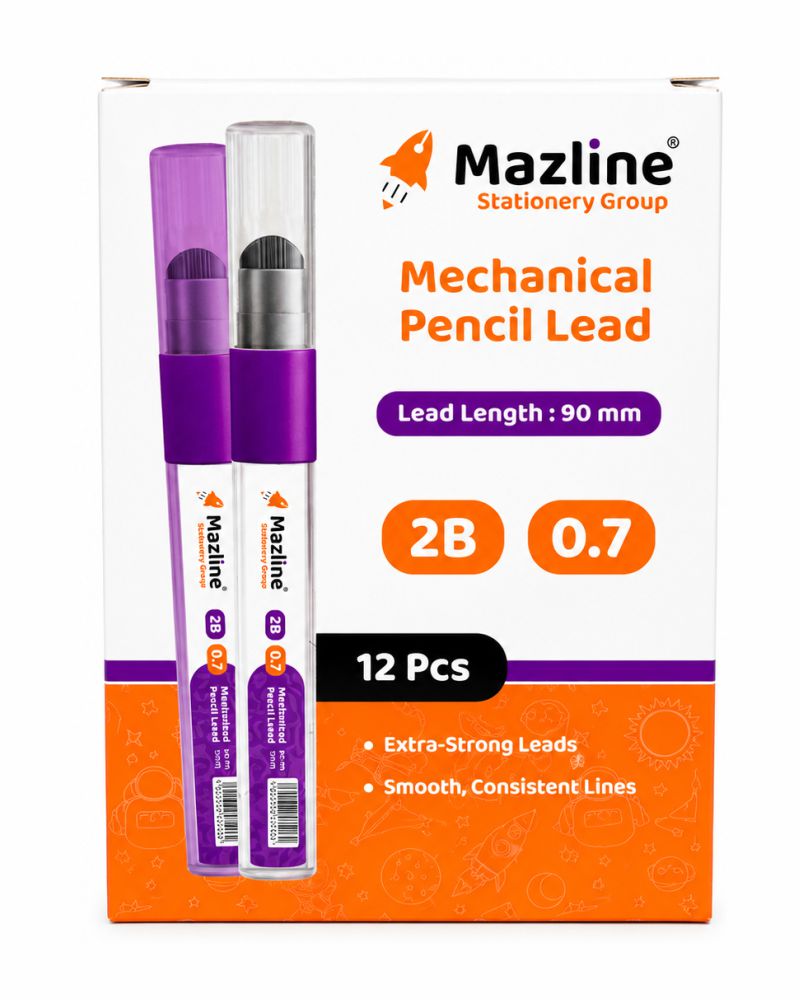 نوک اتود 0.7 2B جعبه 12 تایی (20 مغزی نوک اتود-90 میلیمتری)