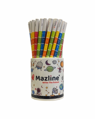 مداد مشکی فانتزی کیدزلاین (ماگ 72 عددی) - طرح اسکول